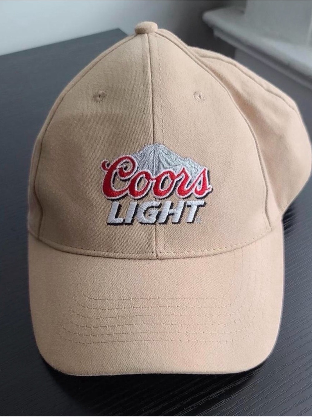 Tan Coors adjustable Baseball Cap -